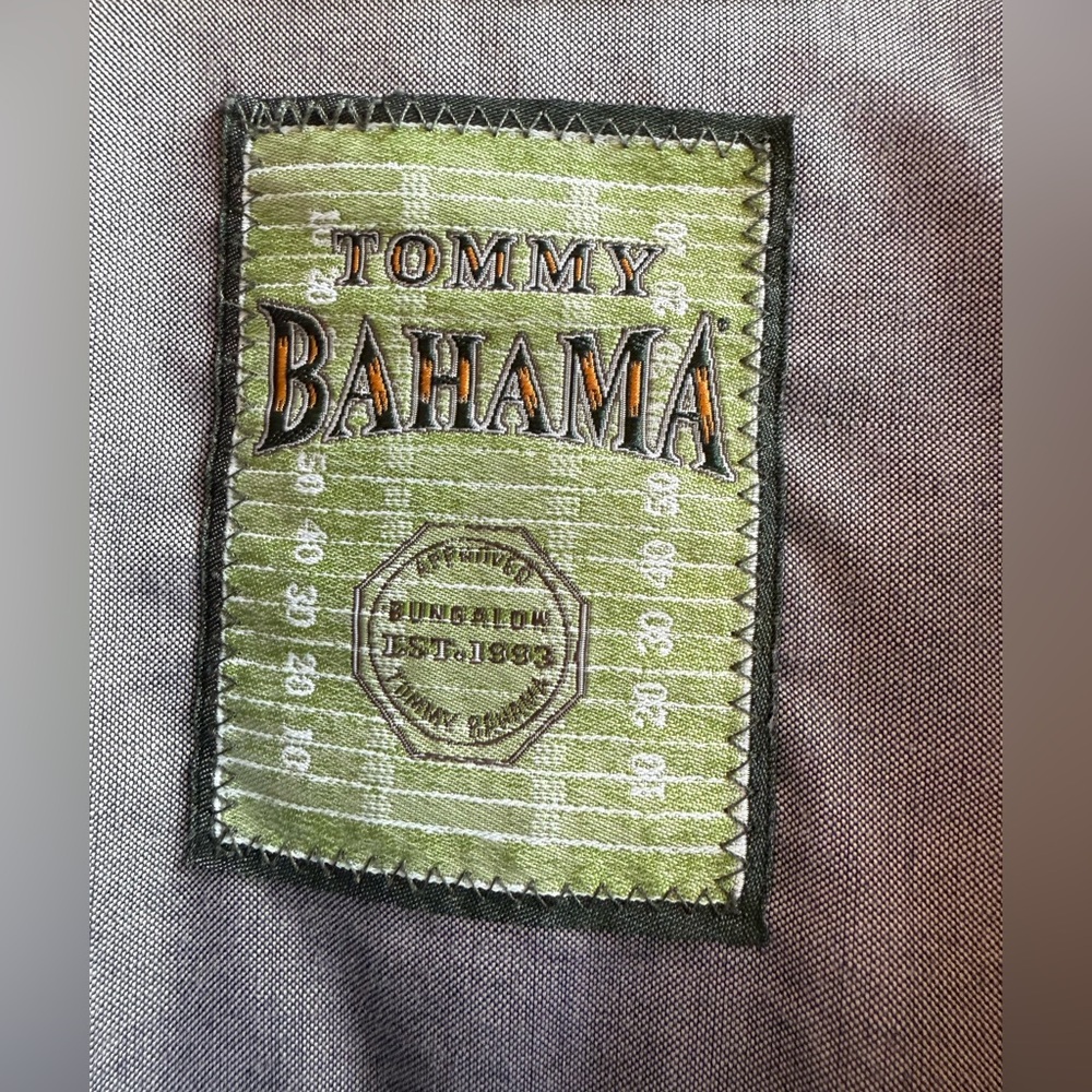 Tommy Bahama New York Jets Black quarter zip pullover sweatshirt | sz Xl - Picture 6 of 7